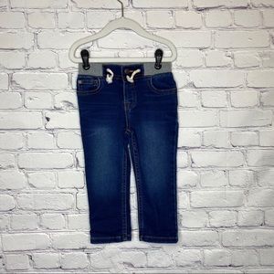 Cat & Jack Pull On Drawstring Jeans 2T
